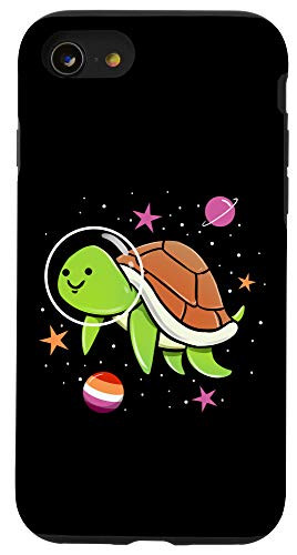 iPhone SE -2020- - 7 - 8 Lesbian Turtle Orange Pink Lesbian Pride Case