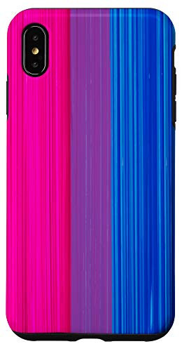 iPhone XS Max Bisexual Pride Flag Paint Strokes Case