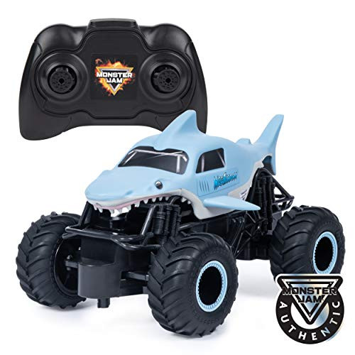 Monster Jam Official Megalodon Remote Control Monster Truck, 1:24 Scale, 2.4 GHz