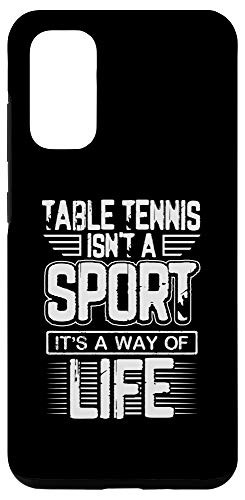 Galaxy S20 Table Tennis Saying for Table Tennis Players and Fans Case