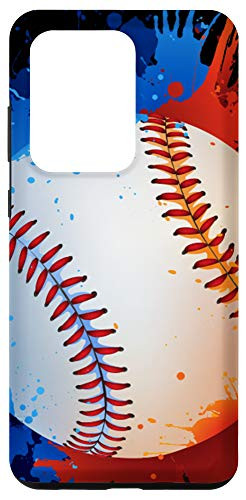 Galaxy S20 Ultra Baseball with Paint Splatter Case