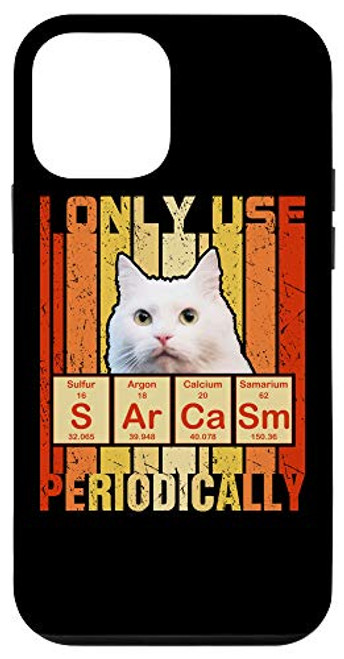 iPhone 12 mini Sarcasm Funny For Women Gift Periodic Table Gift Humor Cats Case