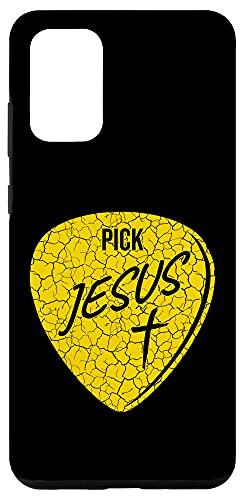 Galaxy S20 plus Jesus Guitar Inspired Guitar Pick Christian Related Jesus Mu Case