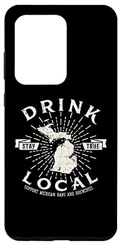 Galaxy S20 Ultra Drink Local Beer Brewery Michigan Support shirt Case