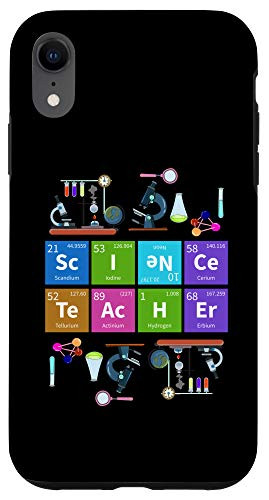 iPhone XR Chemist Geek Periodic Table Science Teacher Gift Chemistry Case