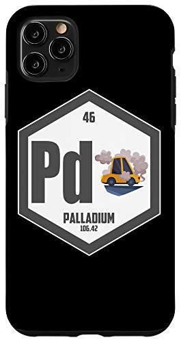 iPhone 11 Pro Max Palladium Chemical Element Periodic Table - For Nerds Case