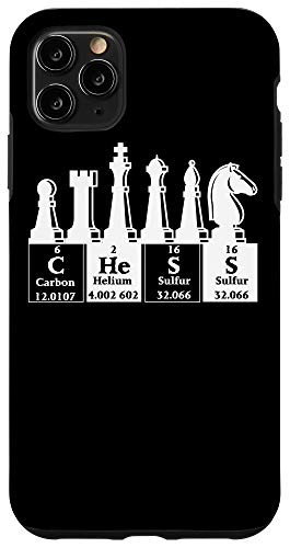 iPhone 11 Pro Max Chess Periodic Table Science Chemistry Chess Player Gift Case