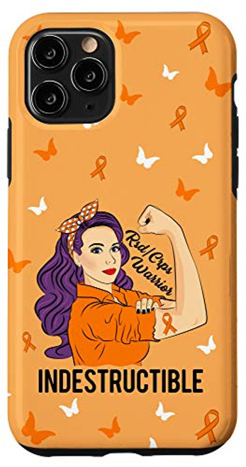 iPhone 11 Pro Warrior Indestructible Orange Ribbon RSD CRPS Awareness Case iPhone 11 Pro Warrior Indestructible Orange Ribbon RSD CRPS Awareness Case