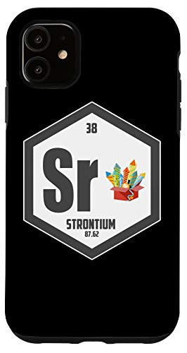 iPhone 11 Strontium Chemical Element Periodic Table - For Nerds Case