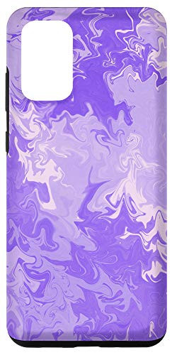 Galaxy S20 plus Purple Paint Drip Abstract Trippy Artistic Flowy Look Case Case