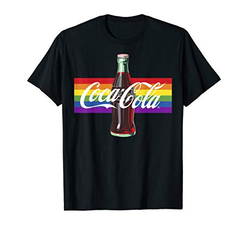 Coca-Cola Pride Rainbow Panel Bottle Logo T-Shirt