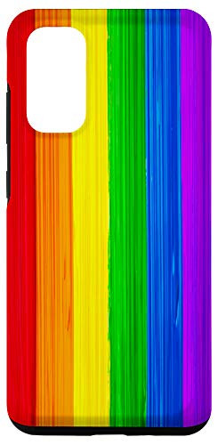 Galaxy S20 LGBTQ Pride Flag Paint Strokes Case