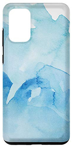 Galaxy S20 plus Simple Blue And White Watercolor Paint Artistic Phone Case