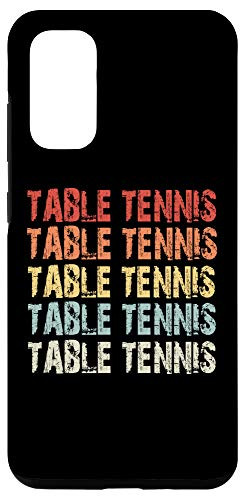 Galaxy S20 Retro Table Tennis Lover Ping Pong Love Case