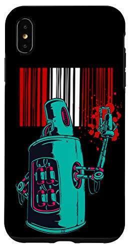 iPhone XS Max Peru Heritage Peruvian Roots Robot Spray Paint Case