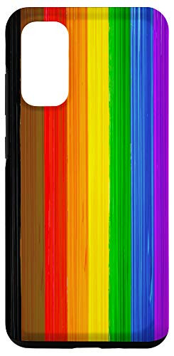 Galaxy S20 Inclusive Philly LGBTQ Pride Flag Paint Strokes Case