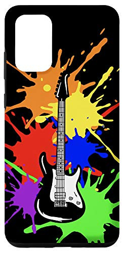 Galaxy S20 plus Electric Guitar On Paint Rock Music Player Guitarist Humor Case