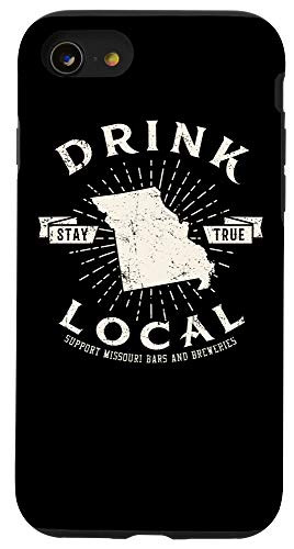 iPhone SE -2020- - 7 - 8 Drink Local Beer Brewery Missouri Support shirt Case