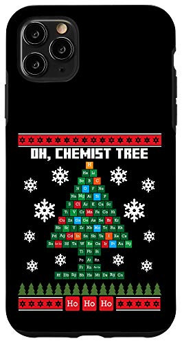 iPhone 11 Pro Max Oh Chemis Tree Chemistry Periodic Table Science Chemist Case