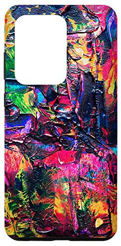 Galaxy S20 Ultra Colorful Abstract Painting Acrylic Paint Splash Artist Phone Case