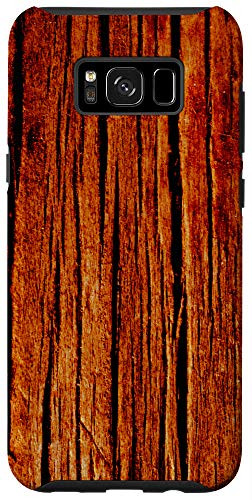 Galaxy S8 plus Distressed Effect Image of Wood and Grain Close Up Case
