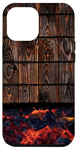 iPhone 12 Pro Max Woods art Forest Woodworking Wild Fire burning Ecofan Case