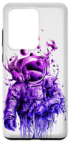 Galaxy S20 Ultra Graphic Art Astronaut Paint Galaxy Space Design Universe Case
