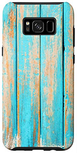 Galaxy S8 plus Beach Background Sand on Old Wood Planks Case