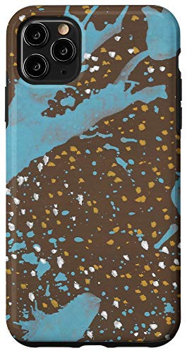 iPhone 11 Pro Max abstract drawing with paint splatters Case