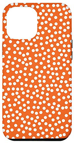 iPhone 12 Pro Max Boho Baby Polka Dot Rockabilly Cute Orange Polkadot Case