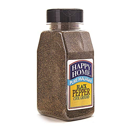 Happy Home Pure Ground Black Malabar Pepper 16 oz