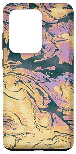 Galaxy S20 Ultra Stylish Oil Slick Paint Splash Protective Smartphone Case