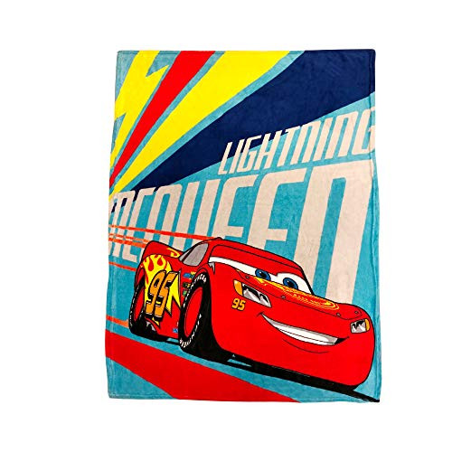 Disney Pixar Cars Lightning McQueen Ultra Soft Blanket Disney Pixar Cars Lightning McQueen Ultra Soft Blanket