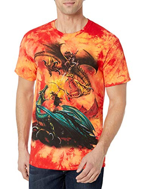The Mountain The Duel Adult T-Shirt Orange XL