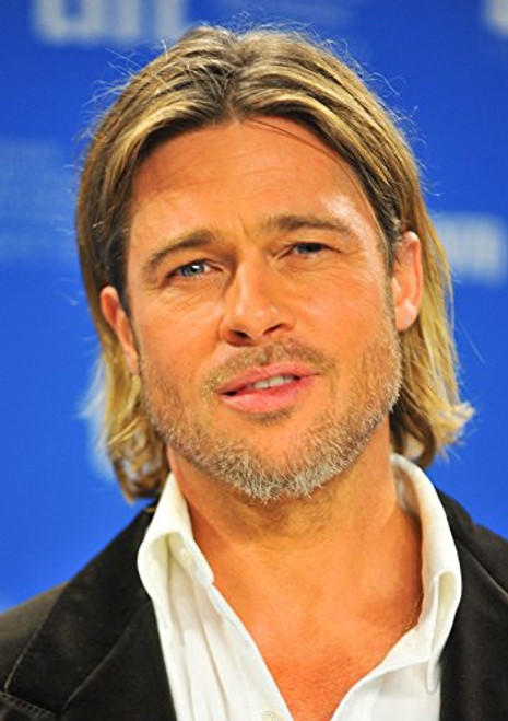 Brad Pitt At The Press Conference For Moneyball Press Conference At Toronto International Film Festival Print -8 x 10- Brad Pitt At The Press Conference For Moneyball Press Conference At Toronto International Film Festival Print -8 x 10-