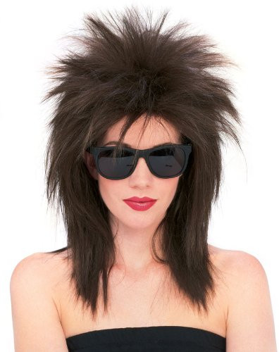 Rubie's Superstar Spiky Wig Brown One Size