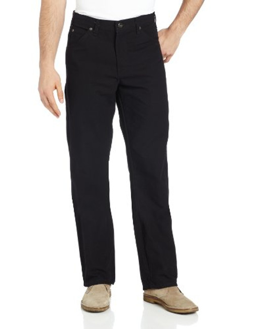 Dickies Men's Big-Tall Relaxed Fit Duck Jean, Black, 50x30