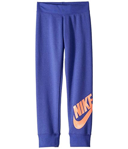 Nike Kids Girl's Sportswear Futura Fleece Jogger -Little Kids- Rush Violet 6 Little Kids