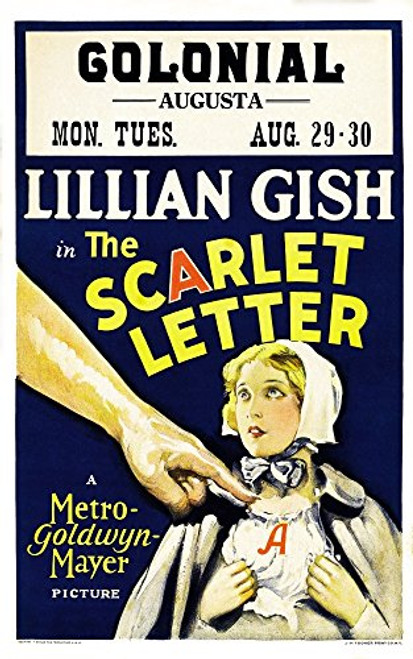 Posterazzi The Scarlet Letter Lillian Gish On Window Card 1926 Movie Masterprint Poster Print -11 x 17-