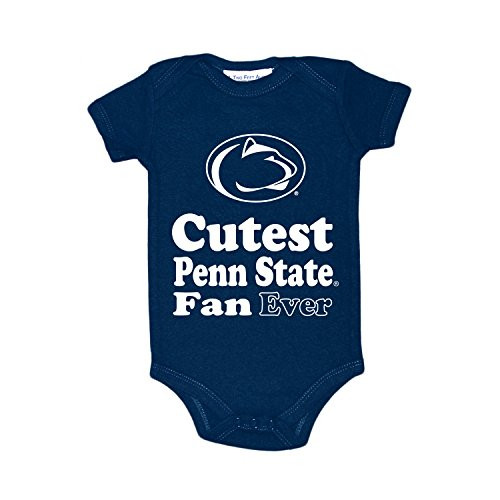 Two Feet Ahead NCAA Penn State Nittany Lions Children Unisex Lap Shoulder Creeper6 moNavy