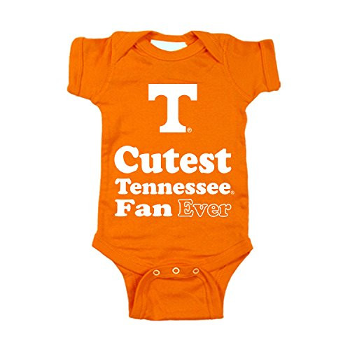Two Feet Ahead NCAA Tennessee Volunteers Children Unisex Lap Shoulder Creeper18MoLt Orange