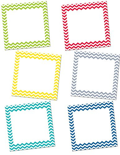 Creative Teaching Press Chevron Solids 10-Inch Jumbo Designer Cut-Outs -0956-