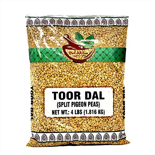 Desi Kitchen Toor Dal -Split Pigeon Peas- By Rani Foods Inc 4Lb -64oz-