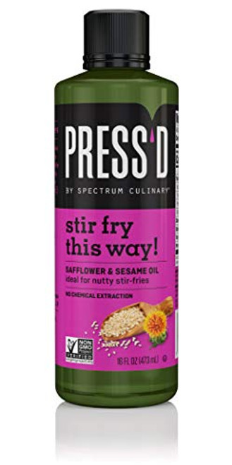 Spectrum Press'd Safflower Sesame Oil Stir Fry -This Way Unflavored 6 Count Spectrum Press'd Safflower Sesame Oil Stir Fry -This Way Unflavored 6 Count
