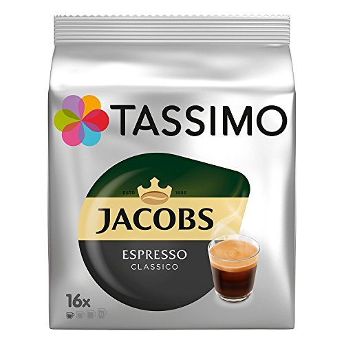 Tassimo Tassimo Jacobs Espresso X 1 Pack 16 Pods Tassimo Tassimo Jacobs Espresso X 1 Pack 16 Pods
