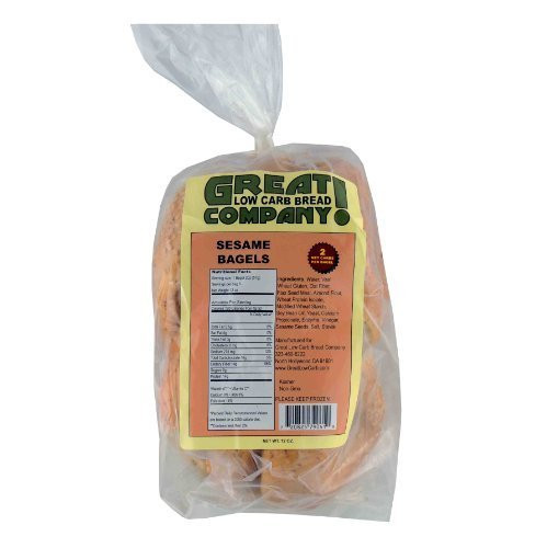 Great Low Carb Bread Co. - Sesame Bagels by Great Low Carb Bread Co.