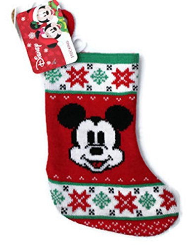 Mickey Mouse Christmas Stockings 8" Disney Knit