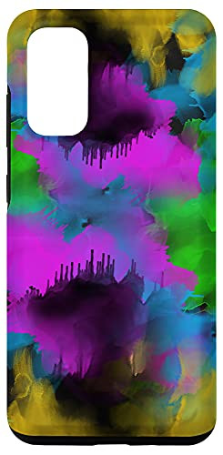 Galaxy S20 Colorful Paint Splatter Pattern Case