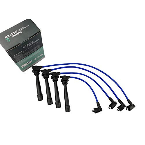 Cable Master Spark Plug Wires Compatible with Hyundai Elantra Tiburon Tucson Kia Sou Spectra Spectra5 Sportage
