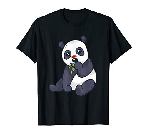 Cute panda bamboo design with a cartoon panda bear T-Shirt